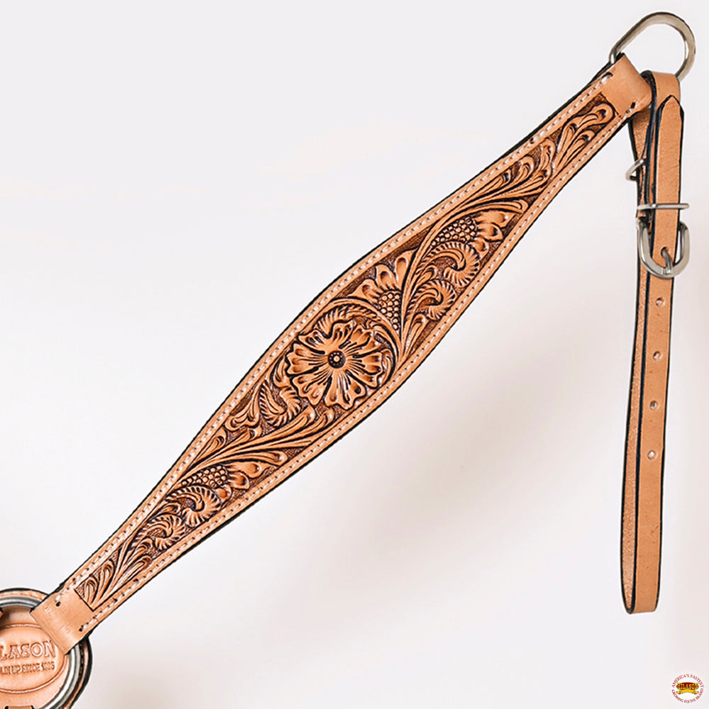 Hilason Western American Leather Horse Tack Set Tan