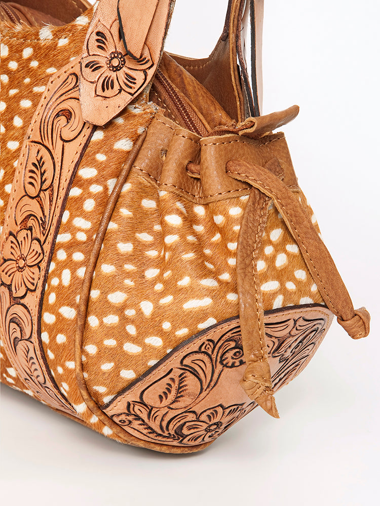 American Darling Hobo Hand Tooled Genuine Leather Western Women Bag | Handbag Purse Bags for Cute