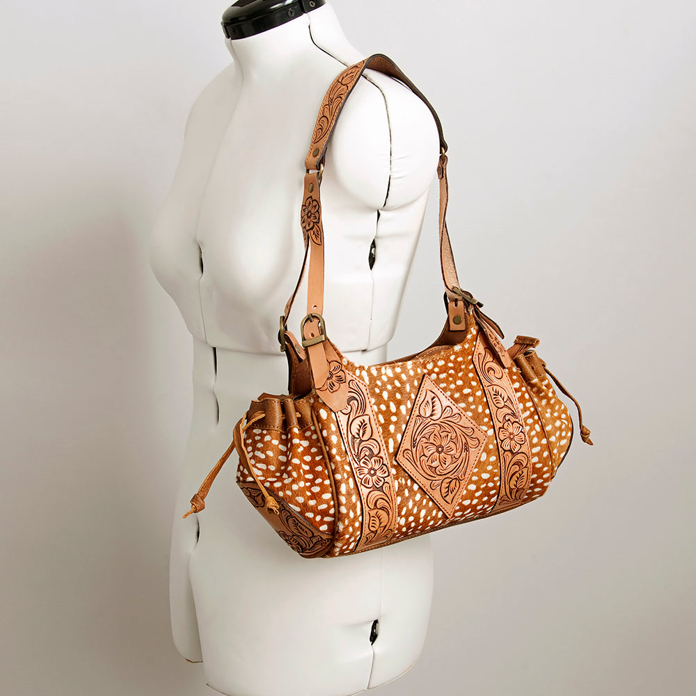 American Darling Hobo Hand Tooled Genuine Leather Western Women Bag | Handbag Purse Bags for Cute