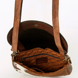 American Darling Messenger Hand Tooled Hair on Genuine Leather Western Women Bag Handbag Purse | Cute