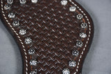 Bar H Equine Leather Spurs Straps for Adults - Western Womens Spur Straps for Horse Riding, Barrel Racing, Show, and Rodeo