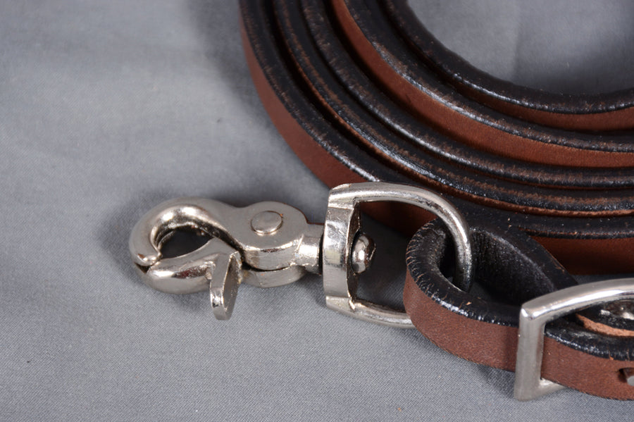 BAR H EQUINE Western Leather Horse Rein With Adjustable Buckle | Reins for Horses