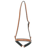 Bar H Equine Western Horse Genuine Leather Hand Tooled Nose band Brown