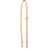 Bar H Equine Horse Genuine Leather Tie Downs Snap Ends Tan