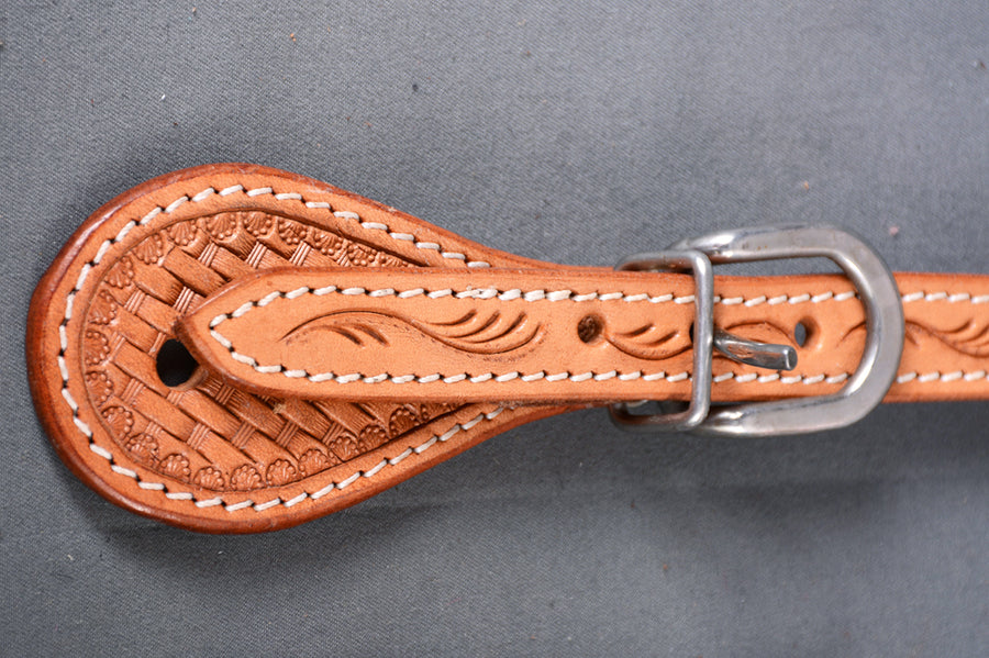 Bar H Equine Leather Spurs Straps for Adults Western Womens Spur Horse Riding Barrel Racing Show and Rodeo Strap Adult Women