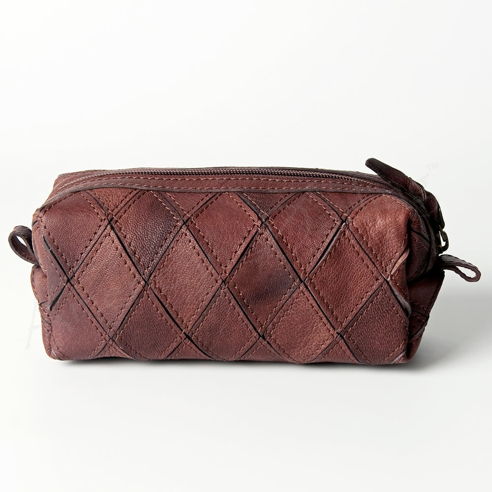 American Darling Toiletry Genuine Leather Women Bag Western Handbag Purse