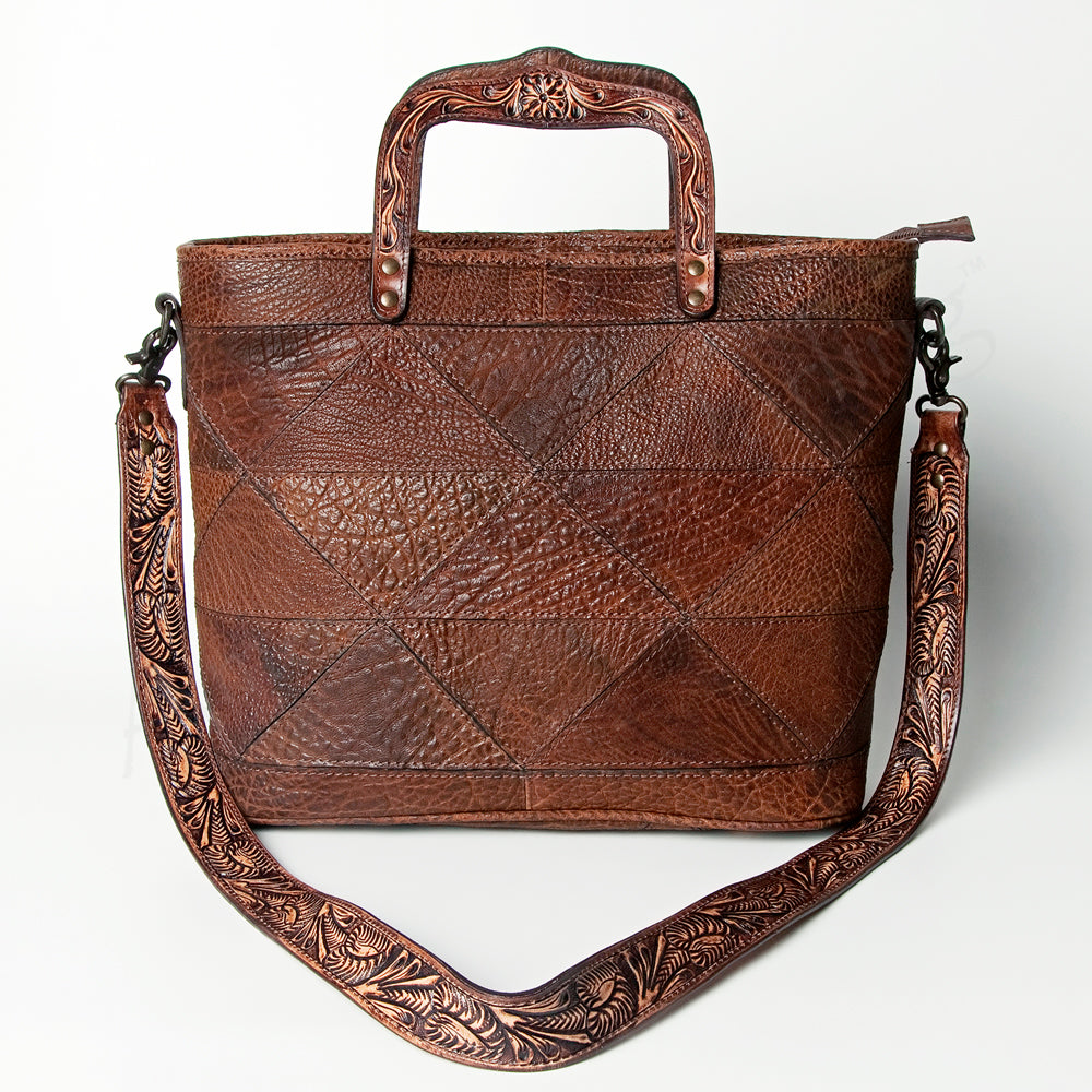 American Darling Tote Hand Tooled Genuine Leather Women Bag Western Handbag Purse
