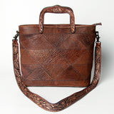 American Darling Tote Hand Tooled Genuine Leather Women Bag Western Handbag Purse