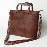 American Darling Tote Hand Tooled Genuine Leather Women Bag Western Handbag Purse