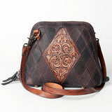 American Darling Crossbody Hand Tooled Genuine Leather Women Bag Western Handbag Purse