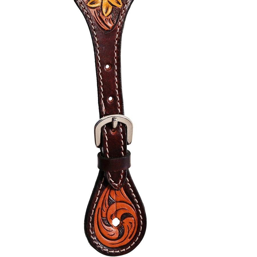 Bar H Equine Leather Spurs Straps for Adults Western Womens Spur Horse Riding Barrel Racing Show and Rodeo Strap Adult Women
