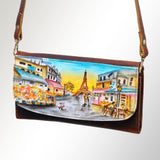 American Darling Wallet Hair on Full Grain Genuine Leather Western Women Bag | Handbag Purse Travel Clutch