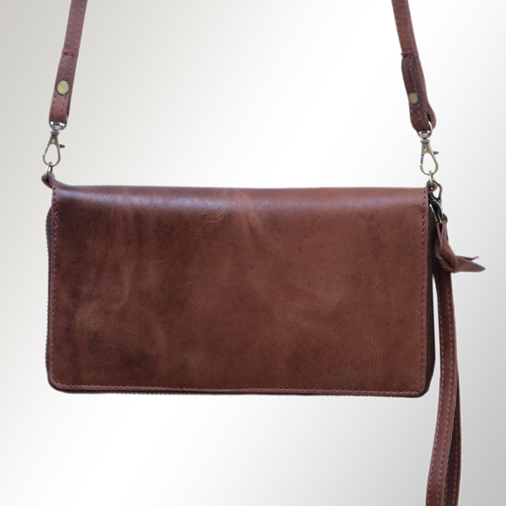 American Darling Clutch Full Grain Genuine Leather Western Women Bag Handbag Purse | Purses for Cute