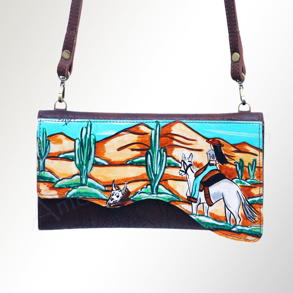 American Darling Small Crossbody Full Grain Genuine Leather Western Women Bag Handbag Purse | for Cute