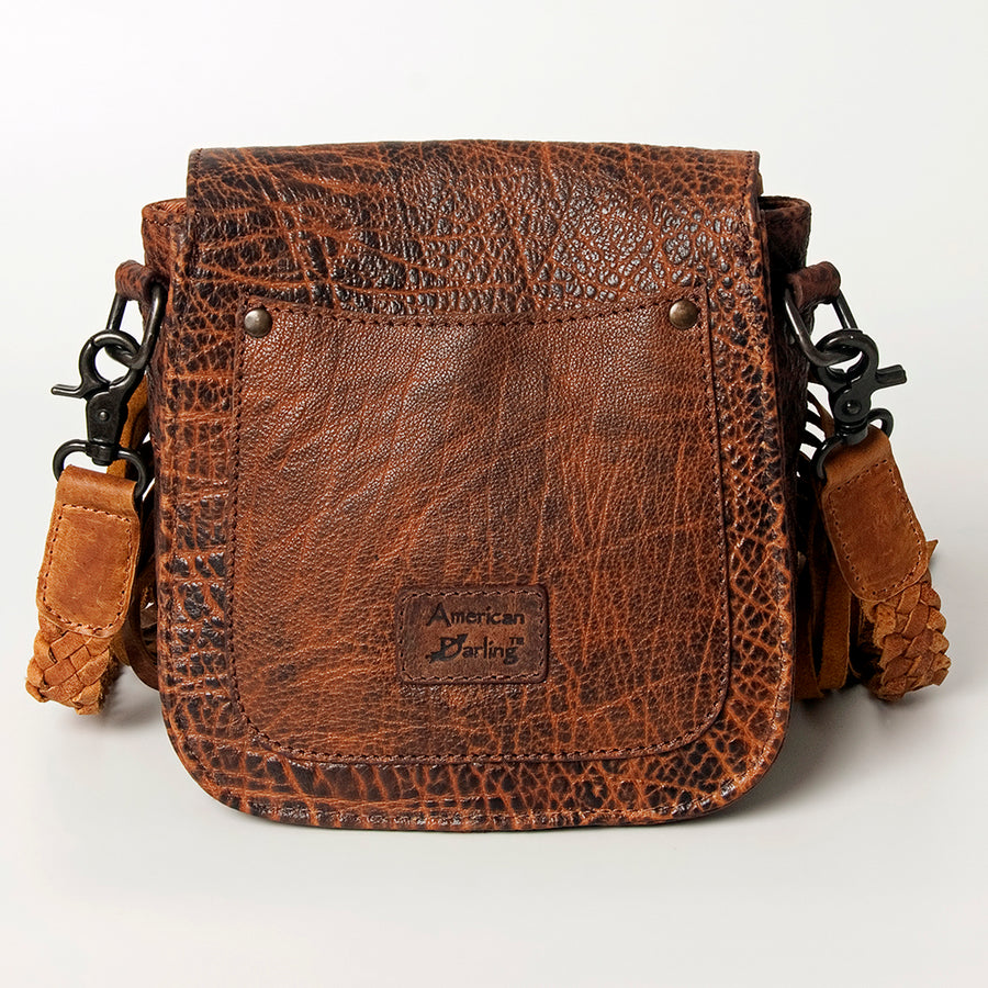 American Darling Cross Body Full Grain Genuine Leather Western Women Bag Handbag Purse | Crossbody for Cute