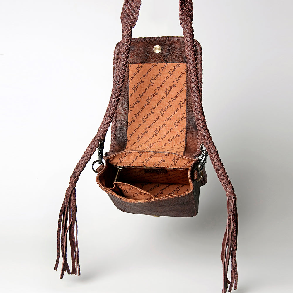 American Darling Crossbody Genuine Leather Women Bag Western Handbag Purse