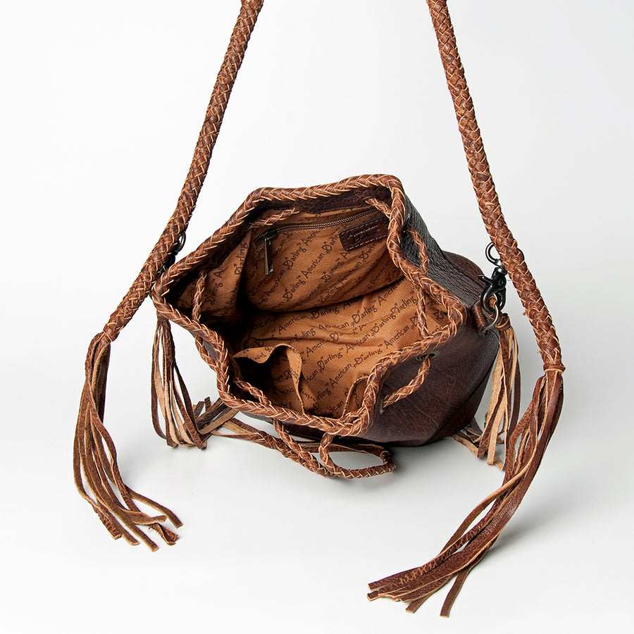 American Darling Cross Body Full Grain Genuine Leather Western Women Bag Handbag Purse | Crossbody for Cute