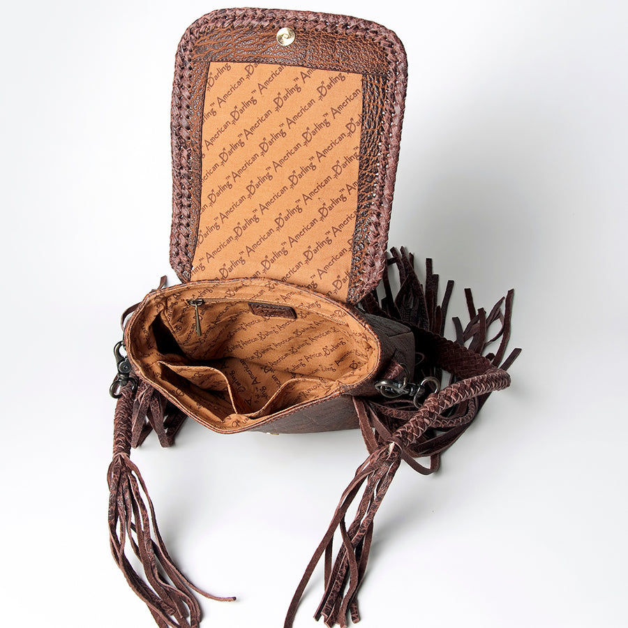 American Darling Crossbody Genuine Leather Women Bag Western Handbag Purse