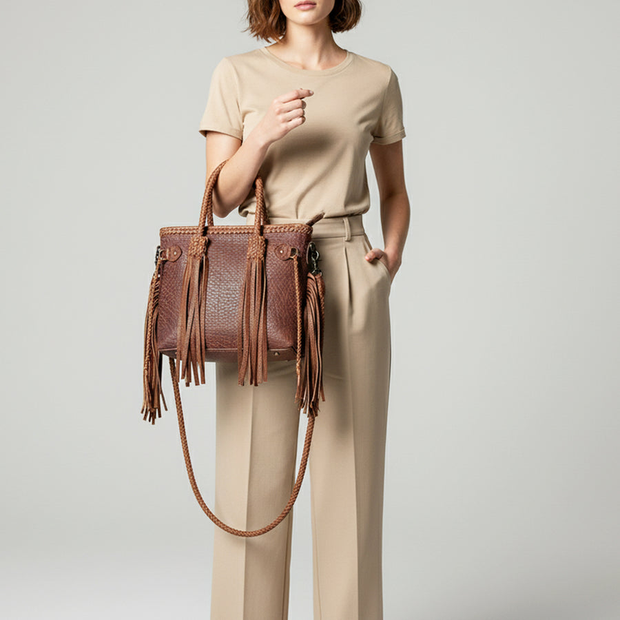 American Darling Tote Full Grain Genuine Leather Western Women Bag Handbag Purse | Travel Bags College Casual