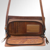 American Darling Wallet Hand Tooled Genuine Leather Western Women Bag | Handbag Purse Wristlet Travel Clutch