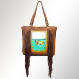 American Darling Tote Full Grain Genuine Leather Western Women Bag Handbag Purse | Travel Bags College Casual