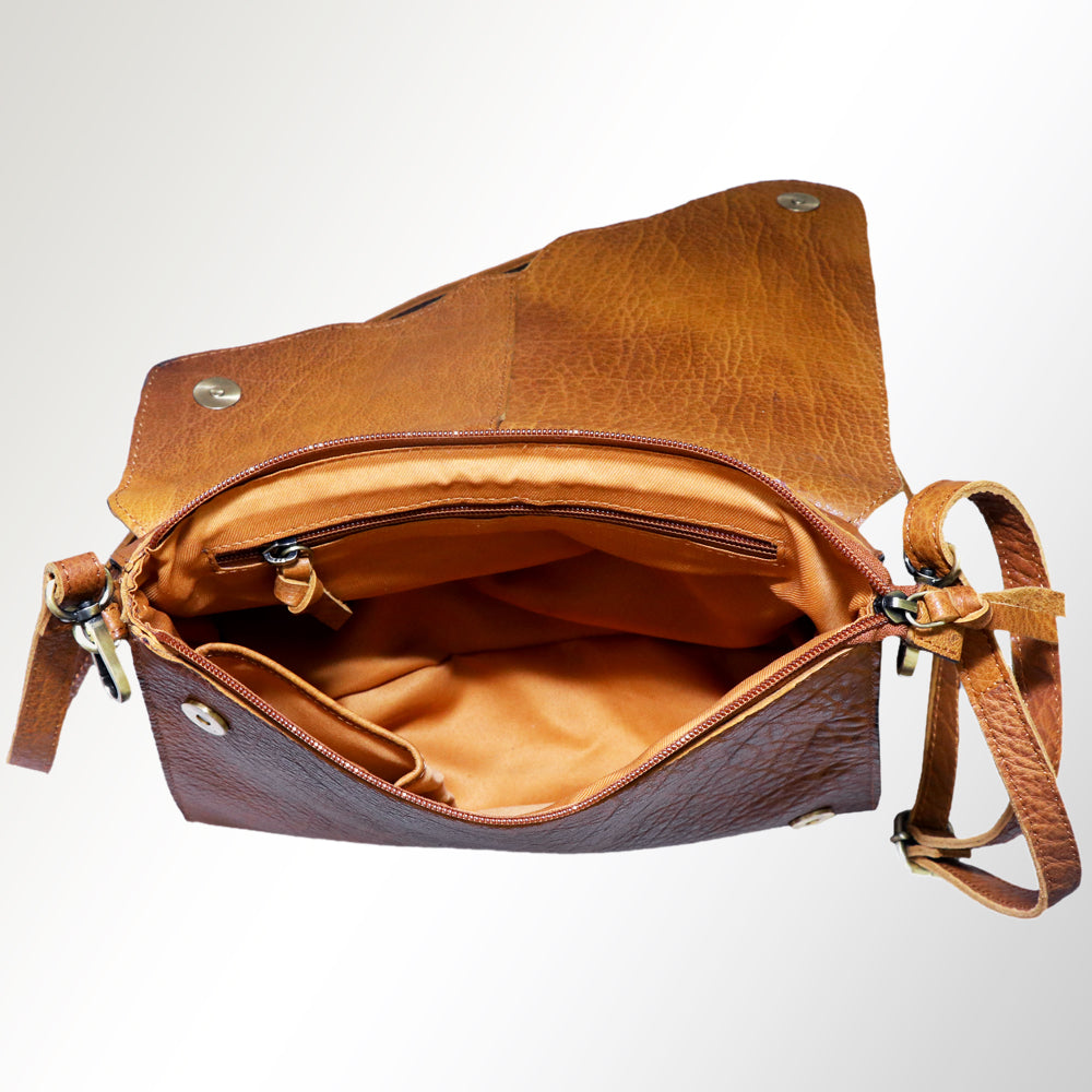 American Darling Cross Body Full Grain Genuine Leather Western Women Bag Handbag Purse | Crossbody for Cute