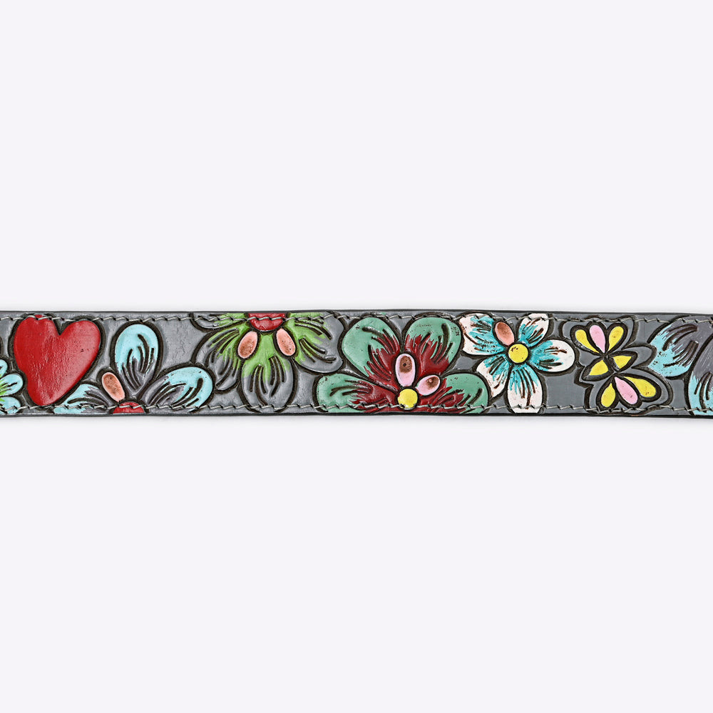 American Darling ADBLF121-L Beautifully Hand Tooled Genuine American Leather Belt Men and Women