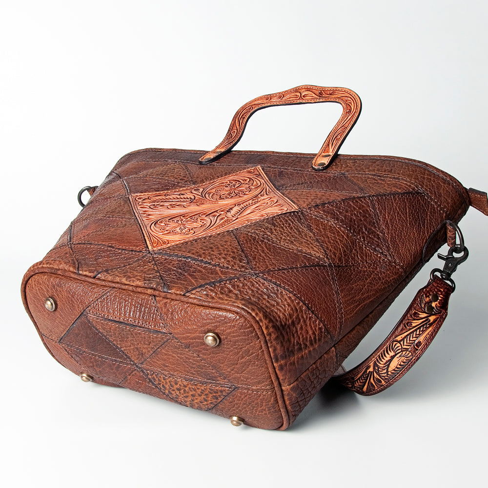 American Darling Tote Hand Tooled Genuine Leather Women Bag Western Handbag Purse