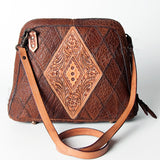 American Darling Crossbody Hand Tooled Genuine Leather Women Bag Western Handbag Purse
