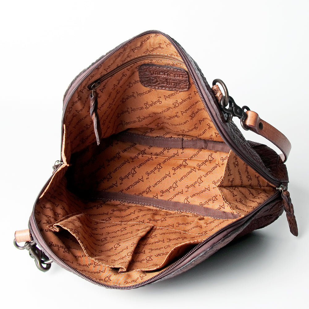 American Darling Crossbody Hand Tooled Genuine Leather Women Bag Western Handbag Purse