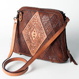 American Darling Crossbody Hand Tooled Genuine Leather Women Bag Western Handbag Purse
