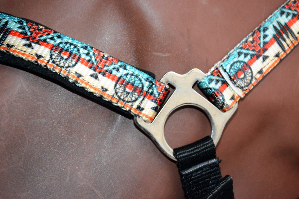 Hilason 1 Inch Fully Adjustable Halter US Flag Polyester