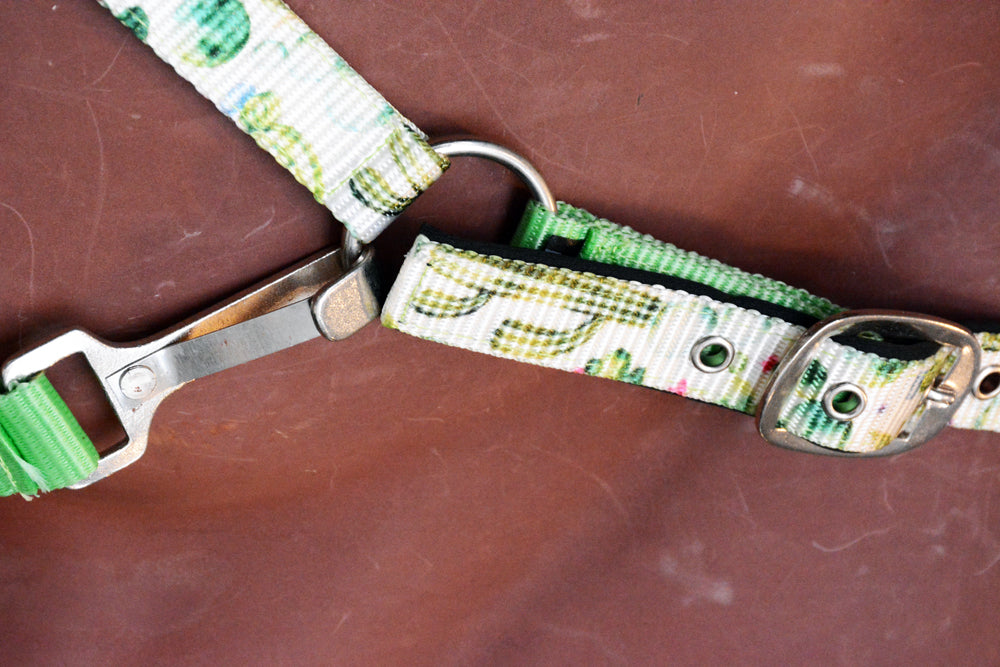 Hilason 1 Inch Fully Adjustable Halter US Flag Polyester