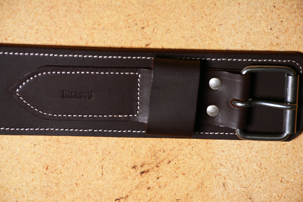 Hilason Western Flank Cinch With Connector Harness Leather