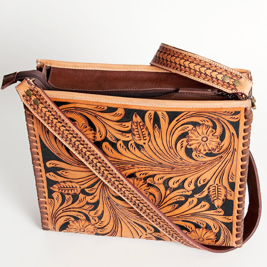 American Darling Tote Hand Tooled Genuine Leather Western Women Bag Handbag Purse | Travel Bags College Casual