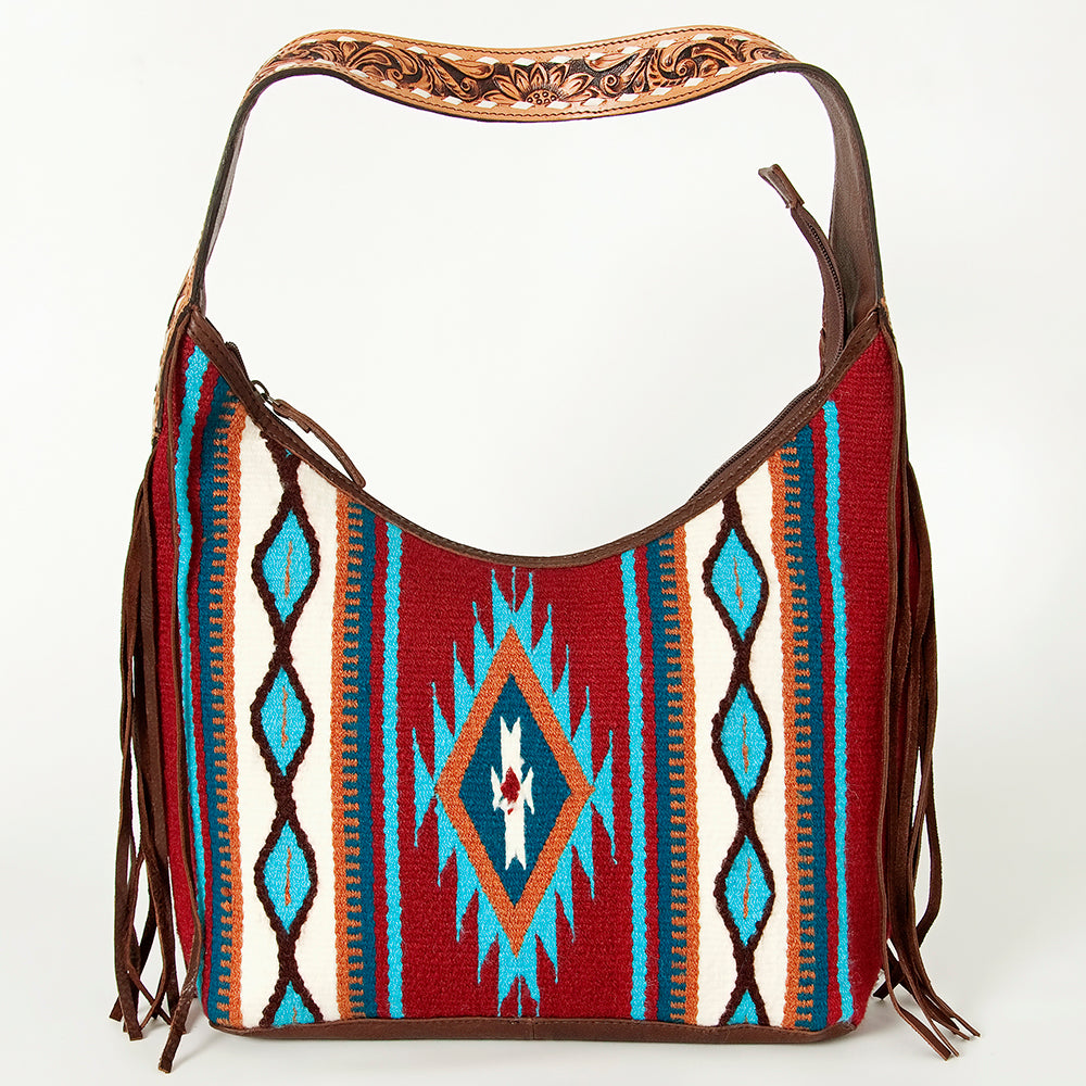American Darling Hobo Saddle Blanket Genuine Leather Western Women Bag | Handbag Purse Bags for Cute