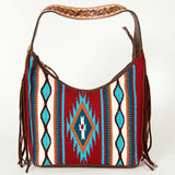 American Darling Hobo Saddle Blanket Genuine Leather Western Women Bag | Handbag Purse Bags for Cute