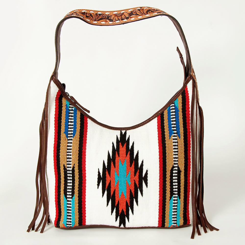 American Darling Hobo Saddle Blanket Genuine Leather Western Women Bag | Handbag Purse Bags for Cute