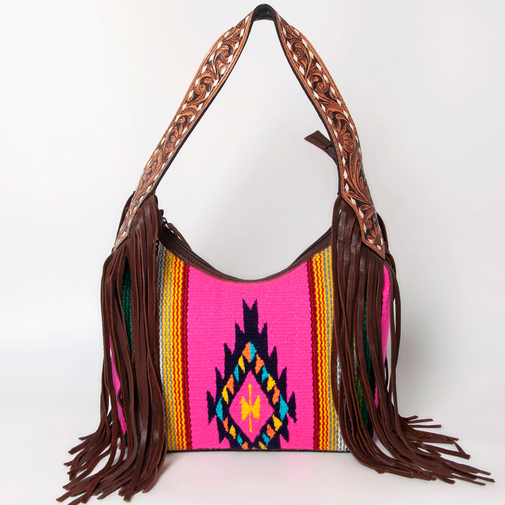 American Darling Hobo Saddle Blanket Genuine Leather Western Women Bag | Handbag Purse Bags for Cute