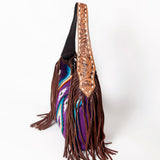 American Darling Hobo Saddle Blanket Genuine Leather Western Women Bag | Handbag Purse Bags for Cute