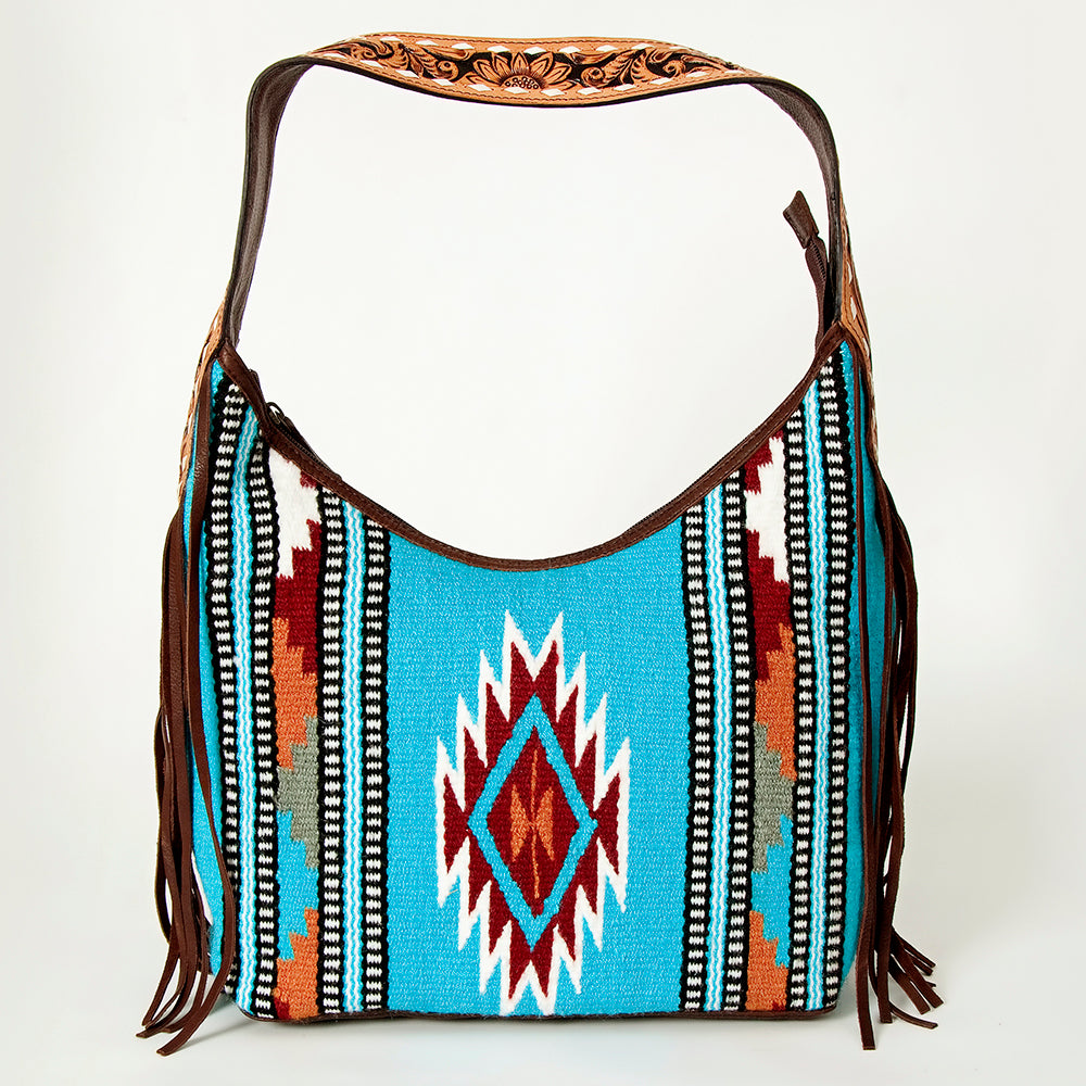 American Darling Hobo Saddle Blanket Genuine Leather Western Women Bag | Handbag Purse Bags for Cute