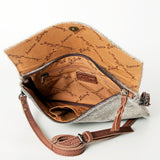 American Darling ADBGS178BRAH Envelope Hair On Genuine Leather women bag western handbag purse