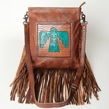 American Darling Cross Body Hair on Genuine Leather Western Women Bag Handbag Purse | Crossbody for Cute Bags