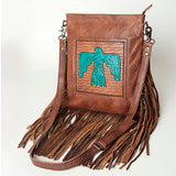 American Darling Cross Body Hair on Genuine Leather Western Women Bag Handbag Purse | Crossbody for Cute Bags