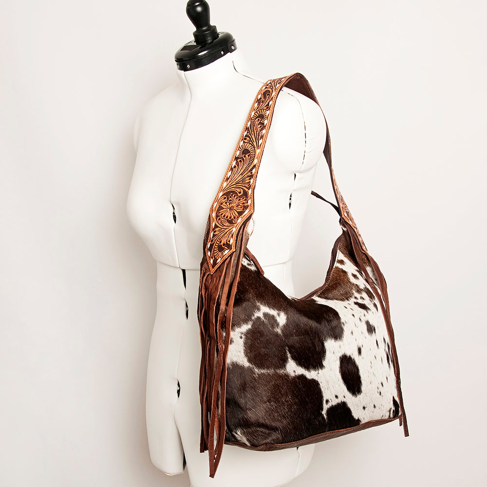 American Darling Hobo Hair-On Genuine Leather Western Women Bag | Handbag Purse Bags for Cute