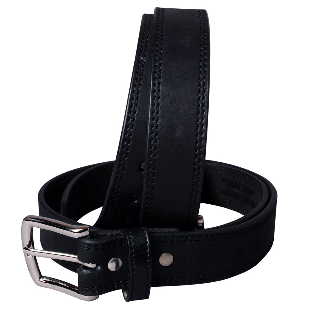 HILASON Western Genuine Leather Belt for Men Women Cowboy Cowgirl Handmade Unisex Full Grain Heavy Duty Belt