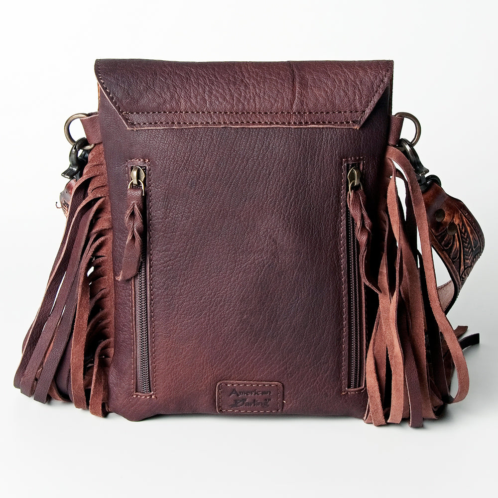 American Darling Cross Body Hand Tooled Full Grain Genuine Leather Western Women Bag Handbag Purse | Crossbody for Cute