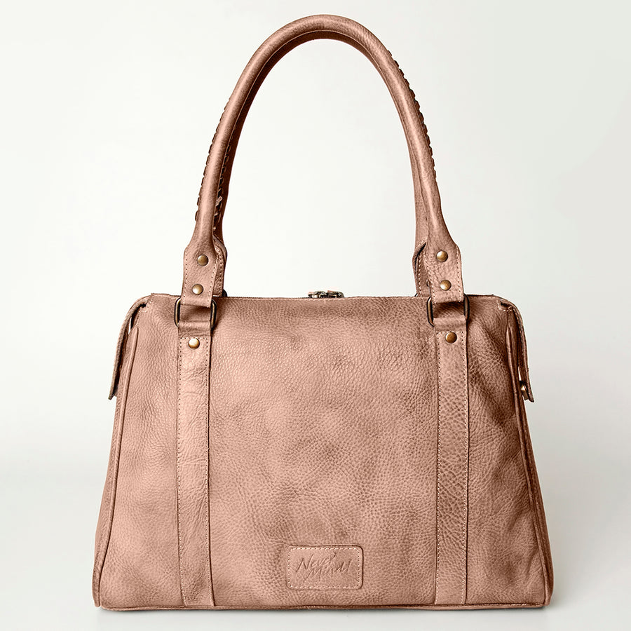 Never Mind Nmbg131A Tote Vintage Handmade Genuine Cowhide Leather Women Bag Western Handbag Purse