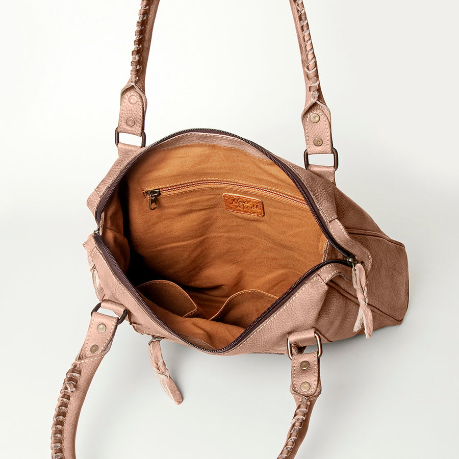 Never Mind Nmbg131A Tote Vintage Handmade Genuine Cowhide Leather Women Bag Western Handbag Purse