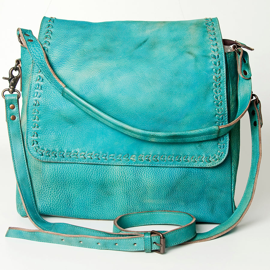 Never Mind Nmbg132A Hobo Vintage Handmade Genuine Cowhide Leather Women Bag Western Handbag Purse